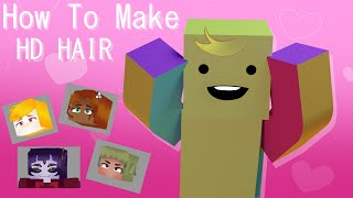 How to make HD Hair | Minecraft HD Skin Tutorial