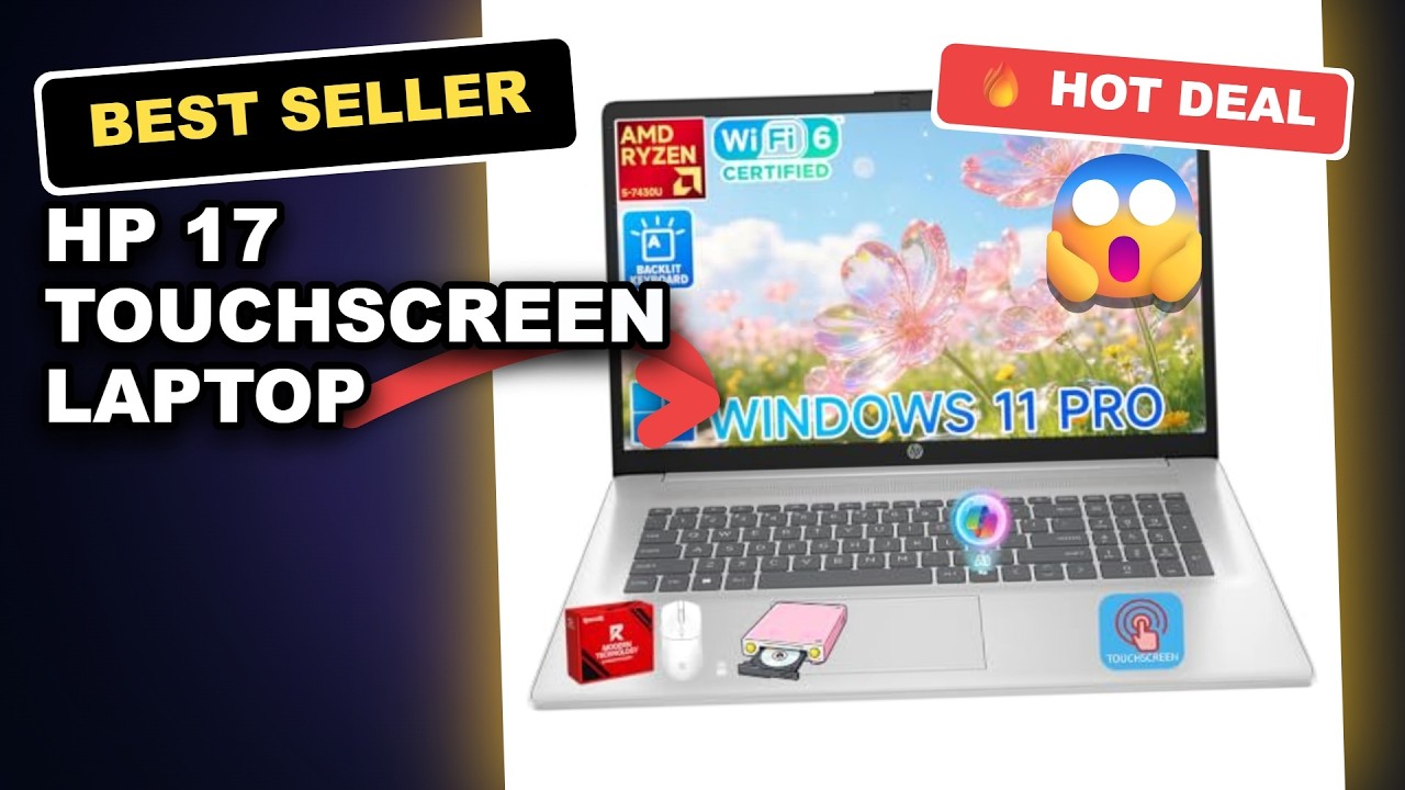 HP 17 Touchscreen Laptop Review: Is This Business & Student Powerhouse Worth It? review video