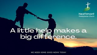 A little help makes a big difference. Mark 15:21
