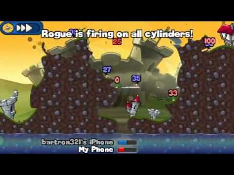 24 jan 2013 worms 2 Armageddon ios iPhone version Gameplay War game