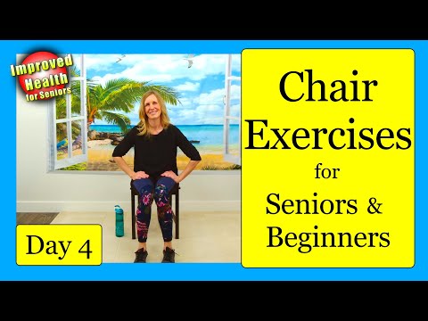 Heart Healthy Chair Exercises for SENIORS or BEGINNERS | 7 Day Program | DAY 4