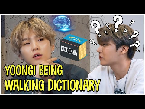 This Is Yoongi's Endless Well Of Random Information | Walking Dictionary - BTS Min Yoongi