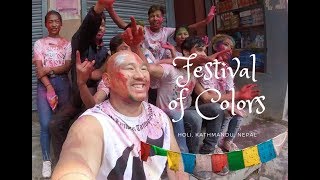Holi, Festival of Colors - Kathmandu, Nepal.