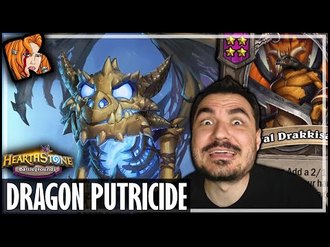 DRAGON PUTRICIDE IS SO CRAZY! - Hearthstone Battlegrounds