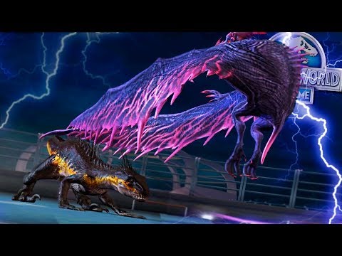 MAX INDORAPTOR VS WORLD BOSS PHOENIX 44!! - Jurassic World: The Game - *NEW WORLD BOSS* Ep. 155 HD