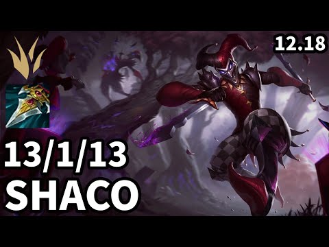 Shaco Jungle vs Maokai - Ranked Master - Patch KR 12.18