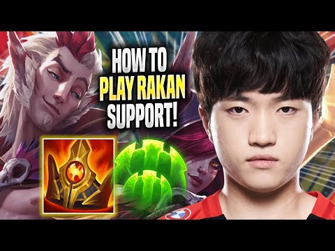 LEARN HOW TO PLAY RAKAN SUPPORT LIKE A PRO! - T1 Keria Plays Rakan SUPPORT vs Nautilus!
