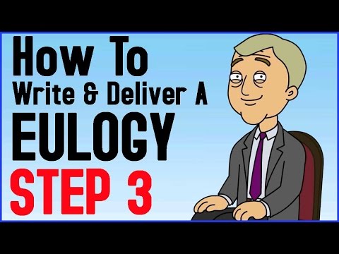 How To Write And Deliver A Eulogy Step 3 of 6 - Gather Material - Collect Building Blocks Tutorial