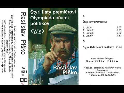 Rastislav Pisko: 4 listy premierovi/Olympiada ocami politikov