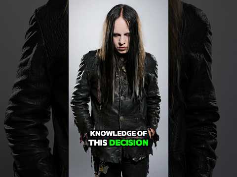 Why Slipknot fired Joey Jordison… #joeyjordison #death