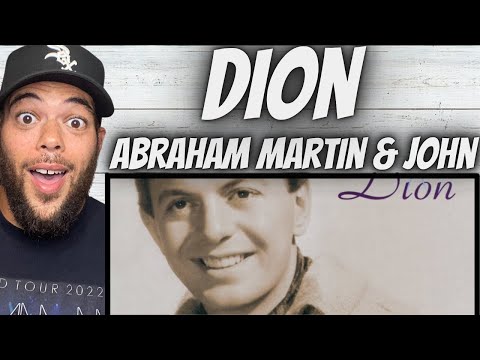 SO GOOD!| FIRST TIME HEARING Dion -  Abraham Martin and John REACTION