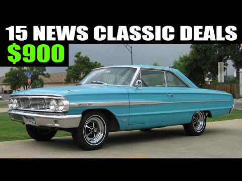 15 Cheap classic cars for sale by owner. Priced at $900 to $59,000