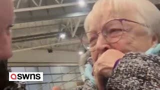 91-year-old Tom Jones superfan in tears after family surprise her with concert tickets | SWNS