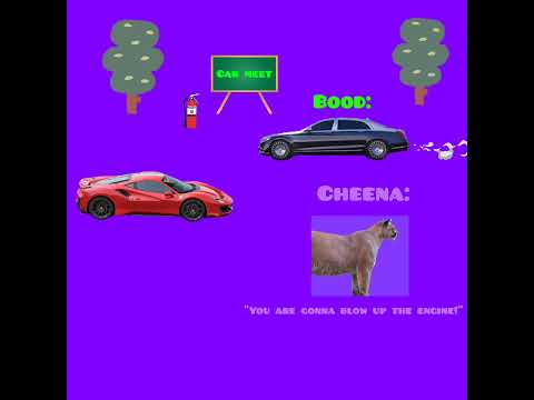 CAT MEMES 🐱 Meo comes to carmeet & scold Bood for revving his car engine like he's  gonna blow it up
