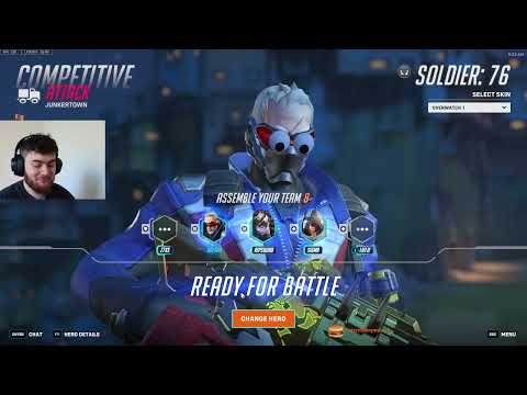 21K DMG! DAFRAN INSANE SOLDIER 76 + CASSIDY OVERWATCH 2 SEASON 15 GAMEPLAY