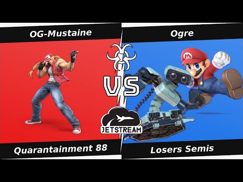 Quarantainment 88 Losers Semis - OG-Mustaine (Terry) Vs Ogre (ROB, Mario) - SSBU