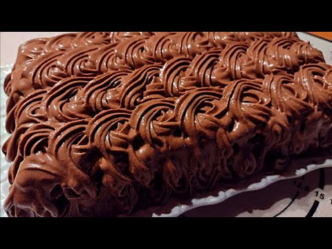 Торт без выпечки с шоколадным кремом
