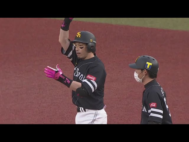 【6回表】ホークス・松田 センターへ勝ち越しのタイムリーヒット!! 2020/11/3 M-H