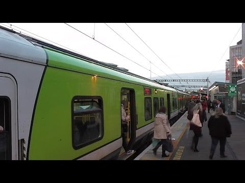 IE 8510 and 29000 Class Trains - Tara Street Station, Dublin