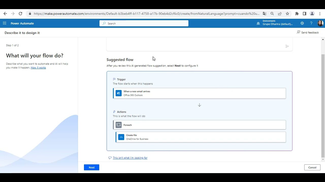 🚀💡 Aprende a Crear Flujos en Power Automate Automáticamente con Texto