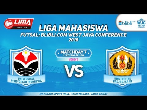UPI VS UNPAD  LIMA FUTSAL : BLIBLI.COM WEST JAVA CONFERENCE 2018