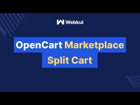 Opencart Marketplace Split Cart