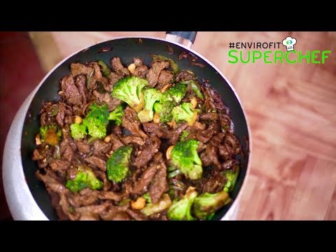 How to make Stir fry beef in broccoli & Cashew nuts | Chef Ali Mandhry