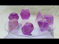 Purple Hug Dice Set