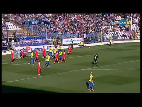 Sanmartean trimite in bara din corner