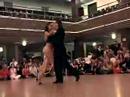  Fabrizio Forti  and  Mariana Dragone  are  dancing  to  the  tango  "  El Huracan  "