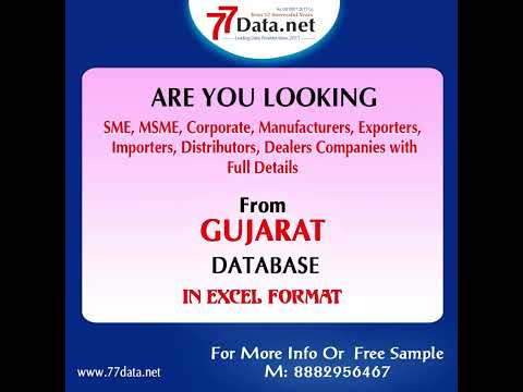 Gujarat b2b companies database & directory