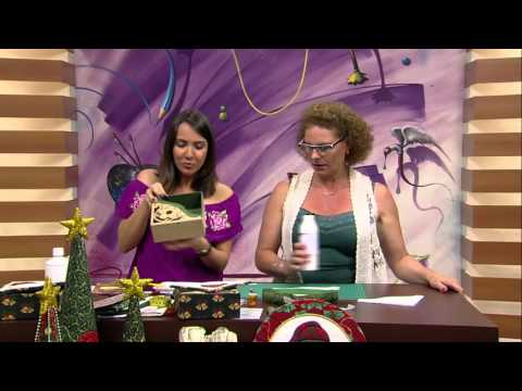 Mulher.com - 20/11/2015 - Porta Guardanapo Natalino - Claudia Niero PT1