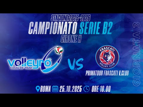 Serie B2 - Volleyrò vs Frascati VC
