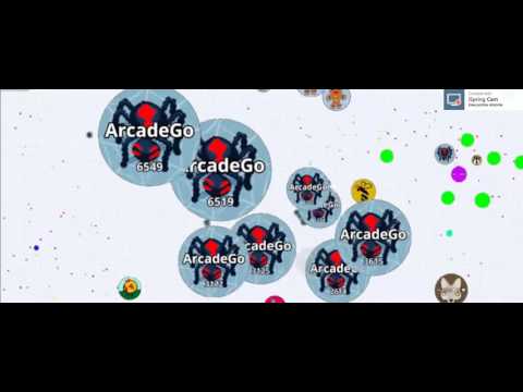Agario Solo Epic Spider Skin Dominating The Server Trolling With Free Mass!Agar io Funny Moments