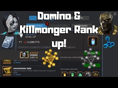 Domino & Killmonger Rank Up! + Awakening! - Marvel Contest Of Champions