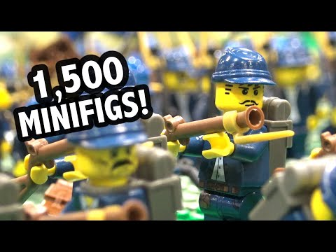 Huge LEGO Battle of Fredericksburg | American Civil War