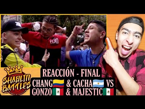 CACHA🇦🇷 & CHANG🇻🇪 VS GONZO & MAJESTIC Final (REACCION | ¡BATALLÓN ÉPICO!🔥| SHAOLIN BATTLES DUPLAS