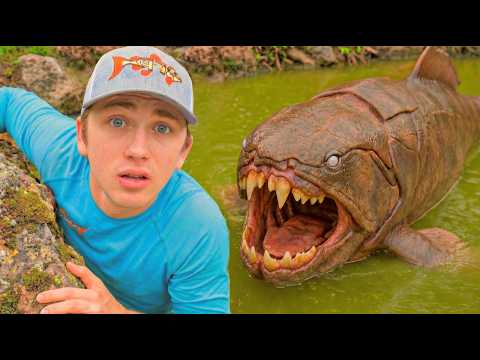 I Found a Dinosaur in an Abandoned Pond!