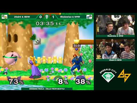 Bladewise & NMW vs. 2Saint & iBDW | SSBM Doubles WF | EC6