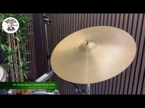 18" Paiste Sound Creation Bright Ride 2045gr (VIDEO) image 11