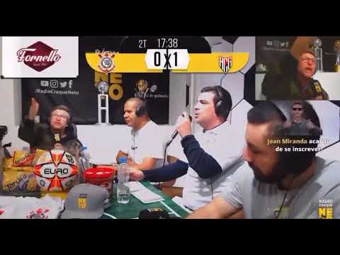 CRAQUE NETO PISTOLA APÓS MATHEUS VITAL PERDER PÊNALTI