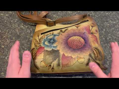 High Quality Hand-Painted Purse - Anna by Anuschka