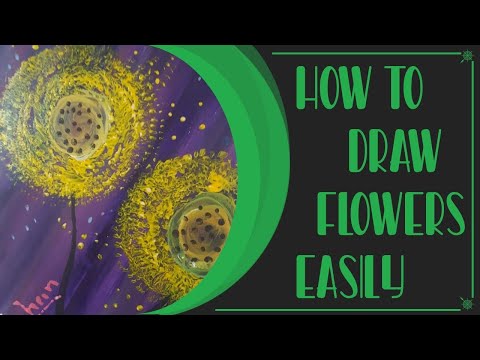 How to draw flowers easily. | by Sahan Higgoda | Edited by Semiya Hansaja and Yalindu Dananjaya