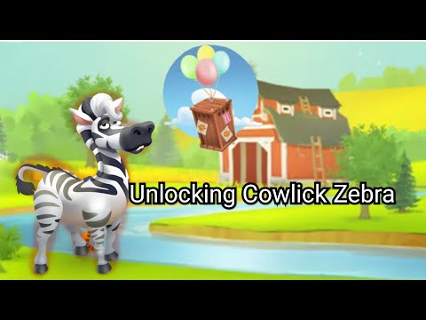 Hayday: Unlocking Cowlick zebra