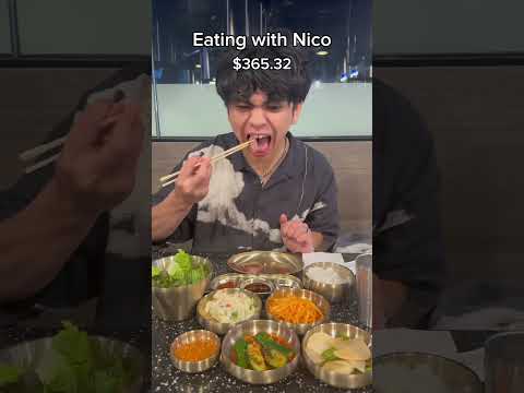 Nico eats all the food 😭 #shorts @nicopolo