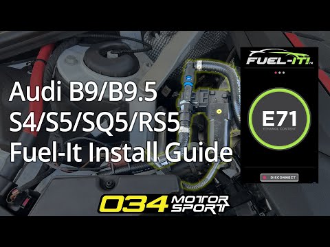 How to Install Fuel-It Ethanol Content Sensor in B9/B9.5 Audi S4, S5, SQ5, or RS5! | 034Motorsport