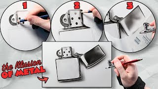 Painting the Illusion of METAL & REFLECTIONS (part 2 of 2)