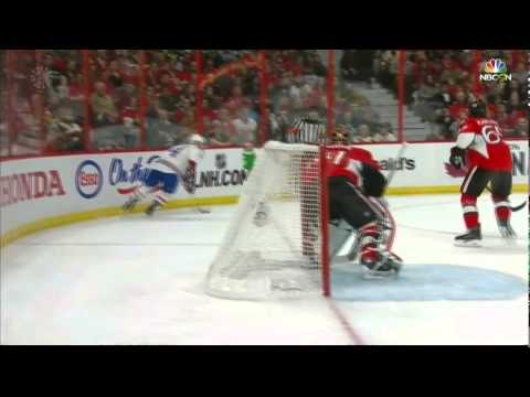 Brendan Gallagher amazing tip in goal 1-0 Montreal Canadiens vs Ottawa Senators April 26 2015 NHL