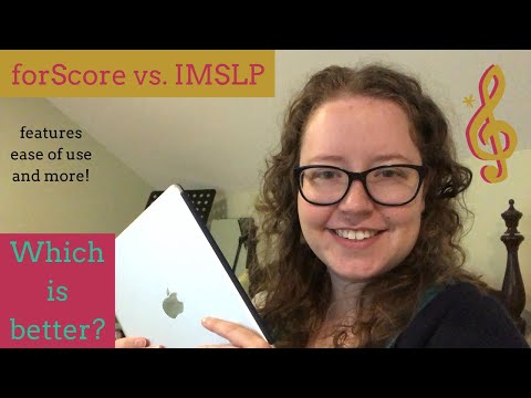forScore vs.  IMSLP App | Hannah B Flute