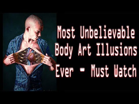3D Body Painting illusion -  Most Unbelievable Body Art Illusions Ever || Explore 4 You || Video